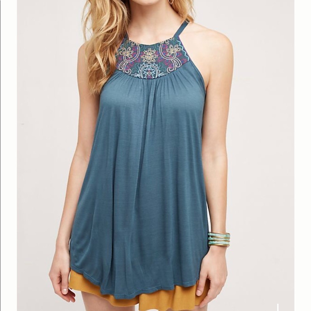 NEW • One September • Taren Embroidered Tank XS